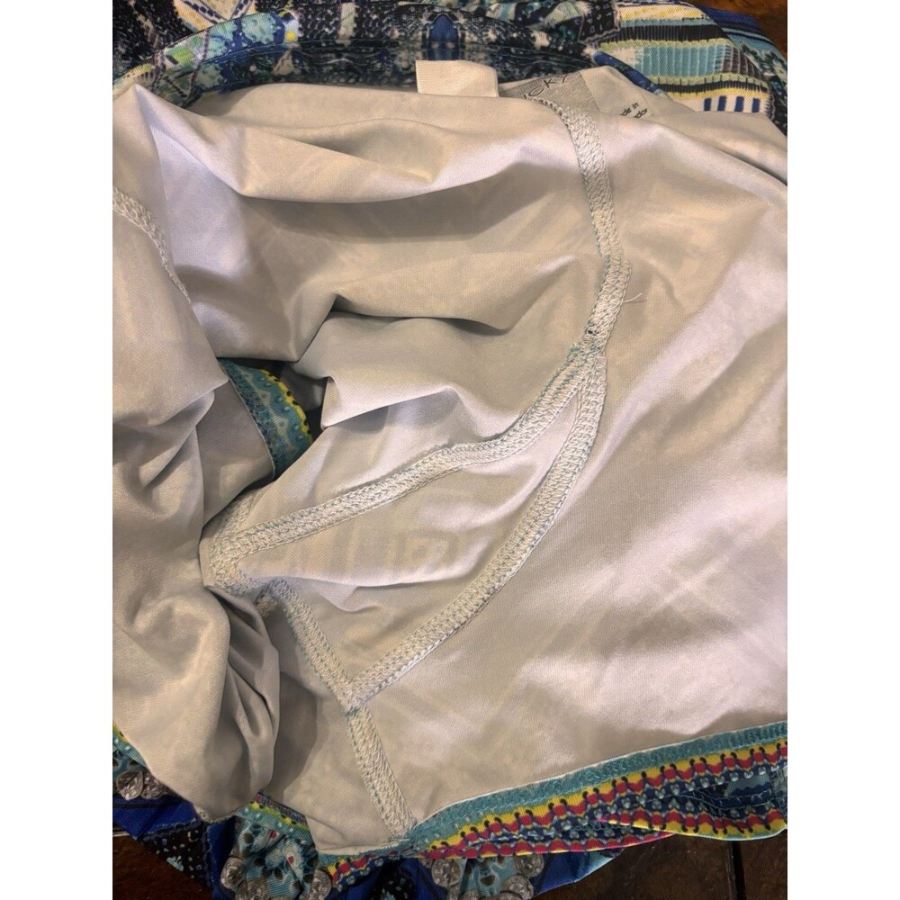 Lucky In Love Tennis Pickelball Skort Skirt Shorts XS Women Pockets Blue Layers - Picture 5 of 7
